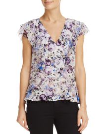 Parker Evelyn Printed Silk Blouse at Bloomingdales